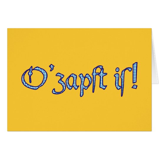 oZapft is Wiesn Oktoberfest Karte