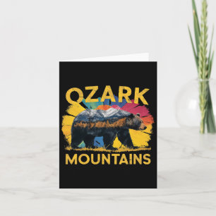 Ozark Berge Arkansas Bär Naturwanderweg Campin Karte