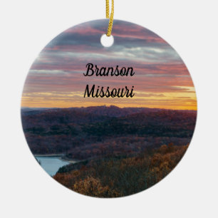Ozark Berge Herbst Sonnenuntergang Ornament