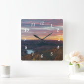 Ozark Berge Herbst Sonnenuntergang Wall Uhr (Zuhause)