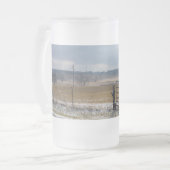 Ozark Country Hills Mattierte Glass Beer Tasse (Vorderseite Links)
