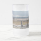 Ozark Country Hills Mattierte Glass Beer Tasse (Mittel)