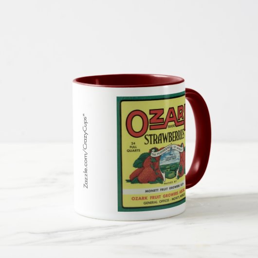 Ozark Erdbeeren Tasse (VorderseiteRechts)