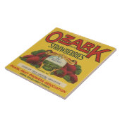 Ozark Erdbeerkisten-Aufkleber Fliese (Seite)