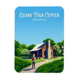 Ozark Folk Center State Park USA -> Ozark Volkskun Magnet