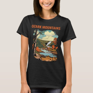 Ozark-Gebirgsfluss Herbst Reise T-Shirt