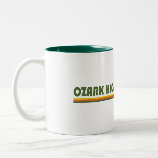 Ozark Highlands Trail Arkansas Zweifarbige Tasse (Links)