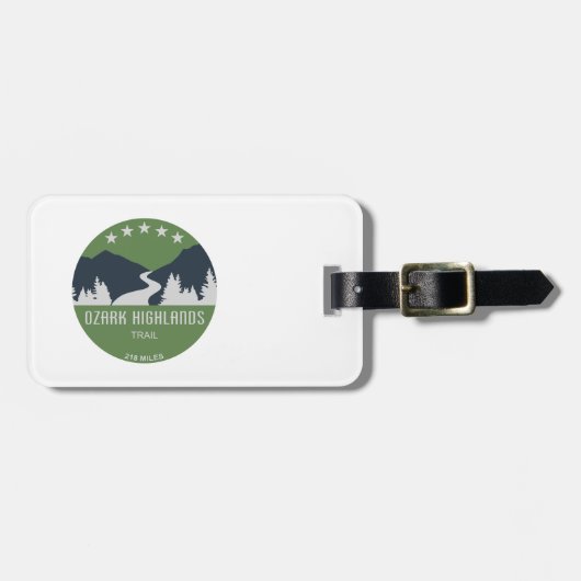 Ozark Highlands Trail Gepäckanhänger (Vorderseite horizontal)