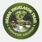 Ozark Highlands Trail (rd) Magnet (Vorne)