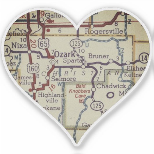 Ozark MO Aufkleber (Vorderseite)