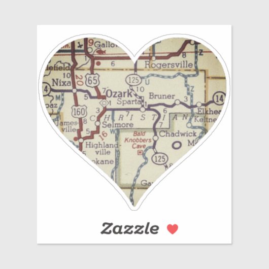 Ozark MO Aufkleber (Blatt)