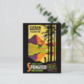 Ozark Mountains and Springfield, Missouri Postkarte (Stehend Vorderseite)