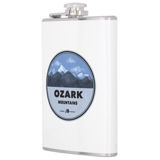 Ozark Mountains Camping Flachmann (Links)