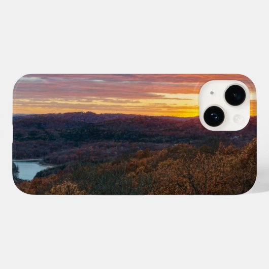 Ozark Mountains Herbst Sonnenuntergang Case-Mate iPhone Hülle (Rückseite (Horizontal))