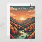 Ozark National Forest Arkansas Postkarte (Vorne/Hinten)