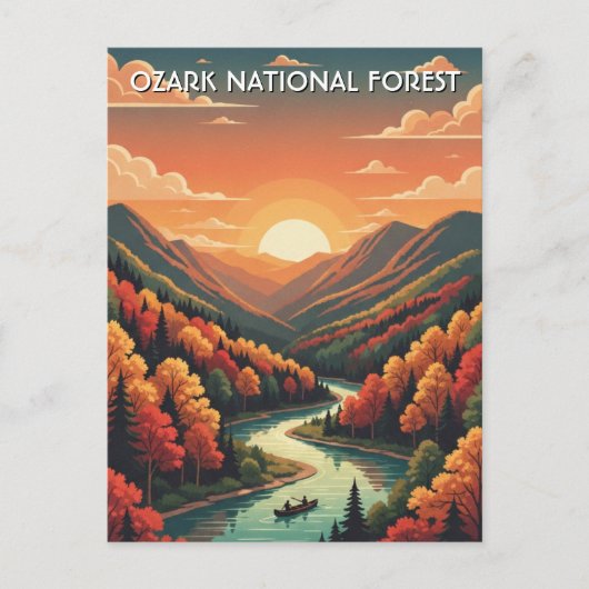 Ozark National Forest Arkansas Postkarte (Vorderseite)