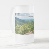 Ozark National Forest Cliff Mattierte Glasbiene Mattglas Bierglas (Vorderseite Links)