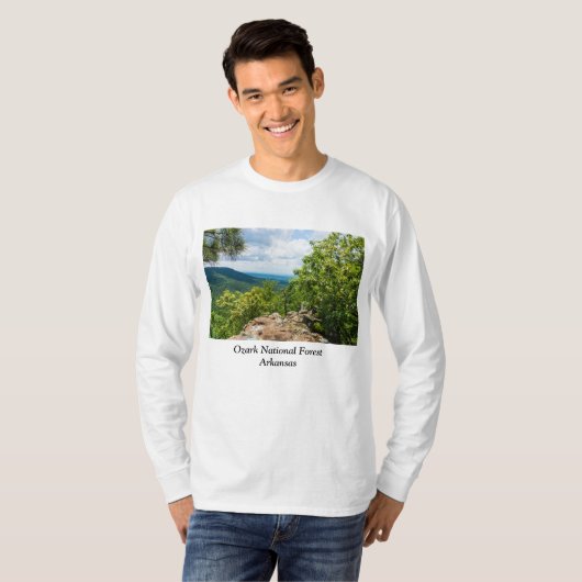 Ozark National Forest Cliff View T-Shirt (Vorne ganz)