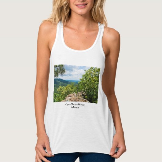 Ozark National Forest Cliff View Tank Top (Vorderseite)