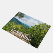 Ozark National Forest Cliff View Welcome Doormat Fußmatte (Schrägansicht)