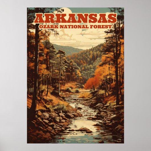 Ozark National Forest in Arkansas V01 Poster (Vorne)