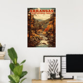 Ozark National Forest in Arkansas V01 Poster (Heimbüro)