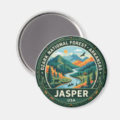 Ozark National Forest USA Magnet (Vorderseite/Rückseite)