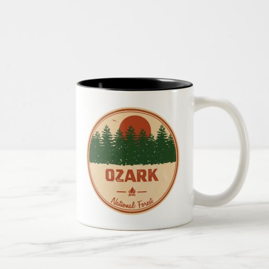 Ozark National Forest Zweifarbige Tasse (Rechts)