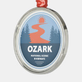 Ozark National Landschaftlich Riverways Ornament Aus Metall (Links)