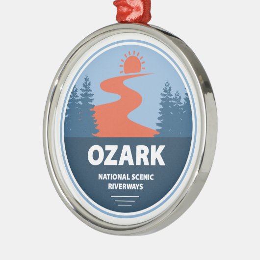 Ozark National Landschaftlich Riverways Ornament Aus Metall (Links)