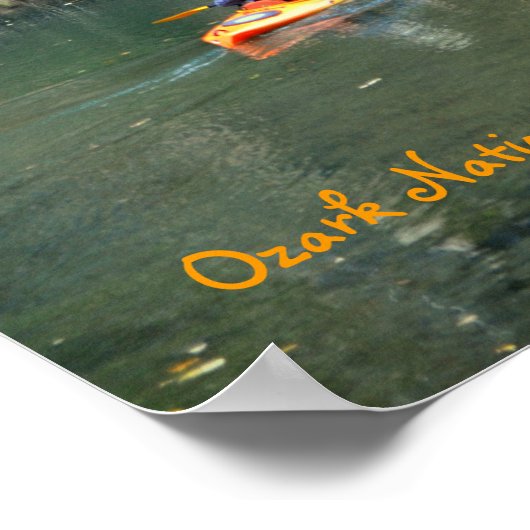 Ozark National Landschaftlich Riverways Poster (Ecke)