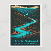 Ozark National Landschaftlich Riverways Travel Postkarte (Vorderseite)