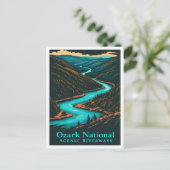 Ozark National Landschaftlich Riverways Travel Postkarte (Stehend Vorderseite)