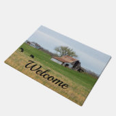 Ozark Old Farm Willkommen Türmchen Fußmatte (Schrägansicht)