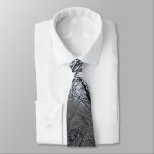 Ozark Snow Covered Road Painterly Neck Tie Krawatte (Gebunden)