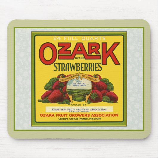 Ozark Strawberries Mousepad (Vorne)