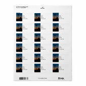 Ozark Sunset Windmill Adressaufkleber (Vorne)