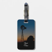 Ozark Sunset Windmill Gepäckanhänger (Rückseite vertikal)