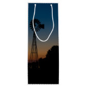 Ozark Sunset Windmill Geschenktüte Für Weinflaschen (Rückseite)