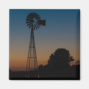 Ozark Sunset Windmill Magnet