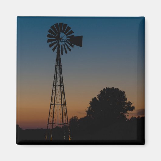 Ozark Sunset Windmill Magnet (Vorne)