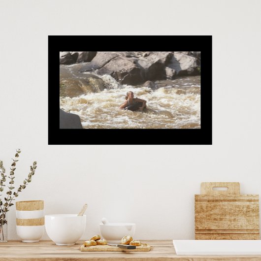 Ozark Whitewater Tuber Poster (Küche)