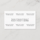 Ozark Windmill Sunset Business Card Visitenkarte (Rückseite)