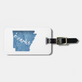 Ozarks, Arkansas-Holzkörner Gepäckanhänger (Vorderseite horizontal)