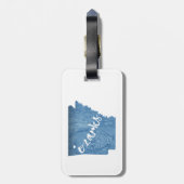 Ozarks, Arkansas-Holzkörner Gepäckanhänger (Rückseite vertikal)