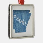 Ozarks, Arkansas-Holzkörner Ornament Aus Metall (Rechts)