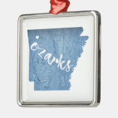 Ozarks, Arkansas-Holzkörner Ornament Aus Metall (Links)