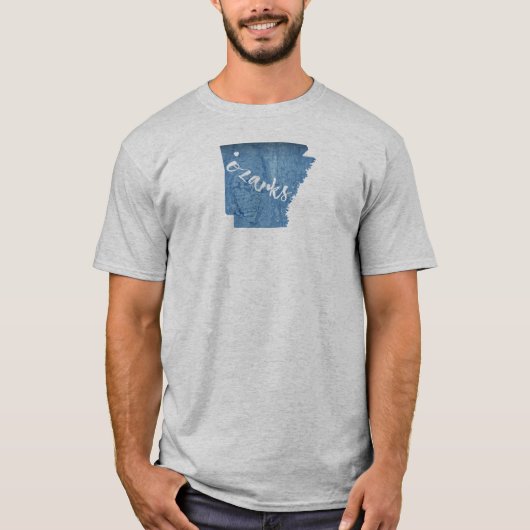 Ozarks, Arkansas-Holzkörner T-Shirt (Vorderseite)
