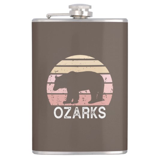 Ozarks Bear Flachmann (Vorderseite)