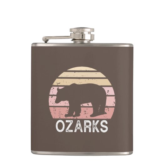 Ozarks Bear Flachmann (Vorderseite)